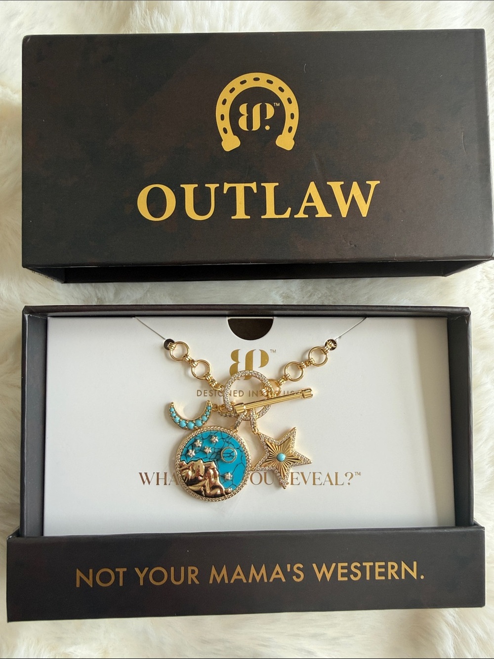 Bomb Party Outlaw Necklace Montana After Dark